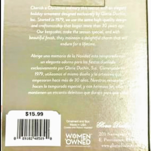 Patriotic Photo Frame Ornament/Swarovski Crystals - Picture 5 of 8